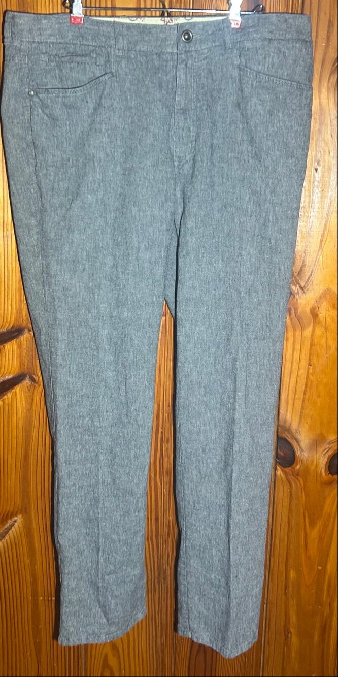 Tommy Bahama Men’s Linen Blend Casual Pants Gray Coastal Resortwear 38x34